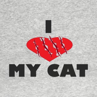 I Love My Cat T-Shirt